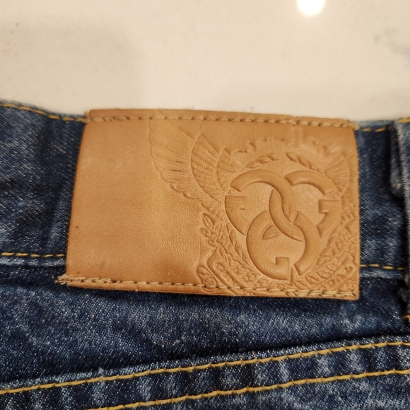 Gino Green Global Jeans Mens 34x31 Blue Vintage Embroidered JNCO Grunge 999 - Picture 8 of 15